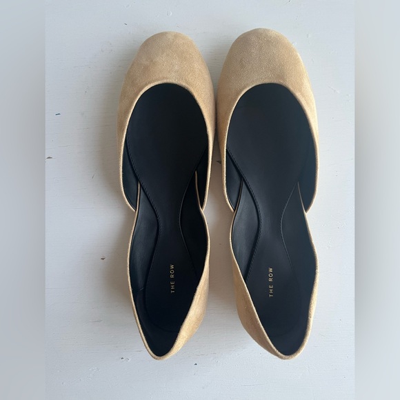 THE ROW Gemma d'Orsay Ballet Flat- Trench 38 - Picture 3 of 11